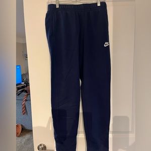 Nike Blue Sweat Pants Mens Size M.